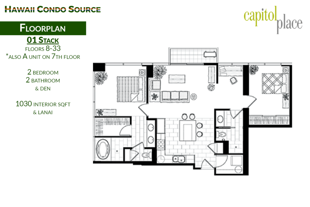 Capitol Place – Floorplan, 01 Stack
