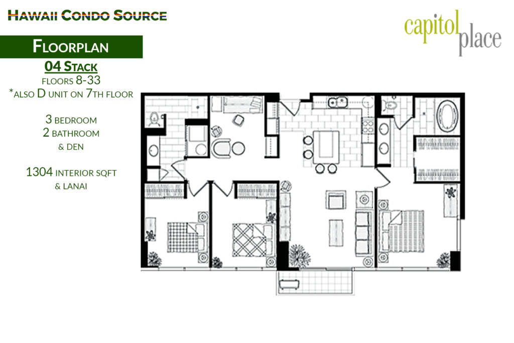Capitol Place – Floorplan, 04 Stack