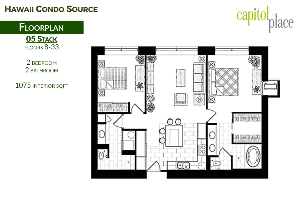 Capitol Place – Floorplan, 05 Stack
