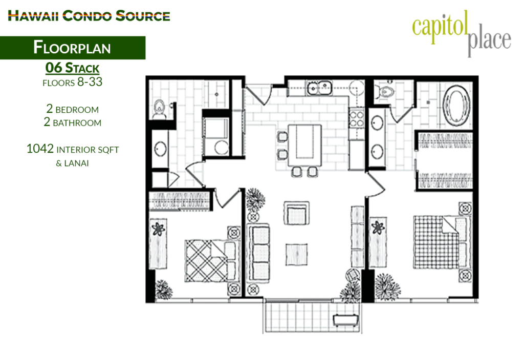Capitol Place – Floorplan, 06 Stack
