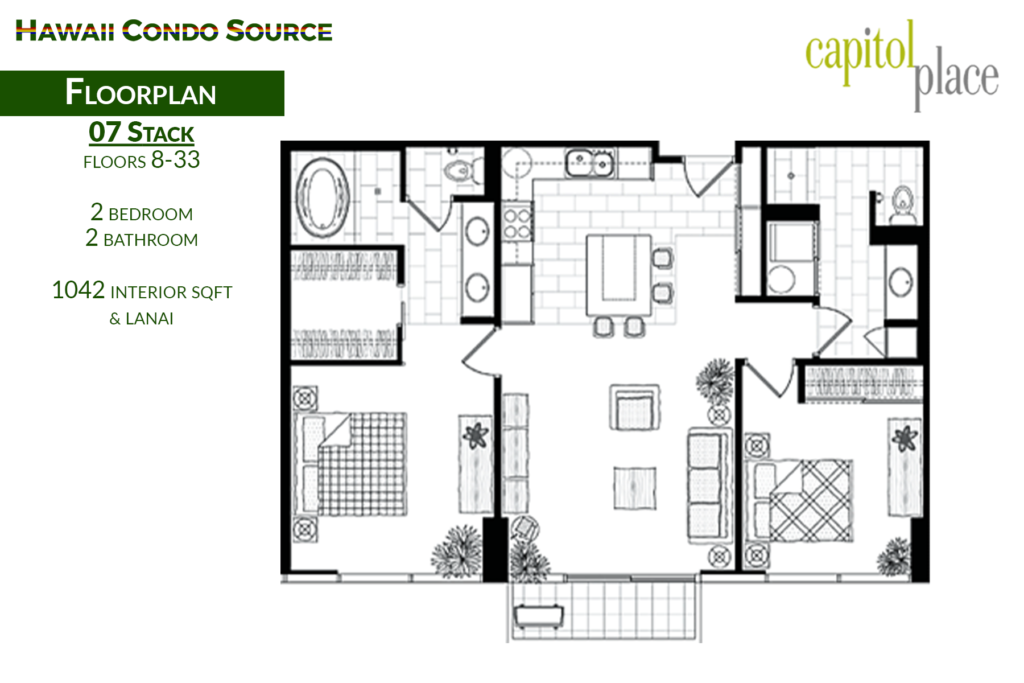 Capitol Place – Floorplan, 07 Stack