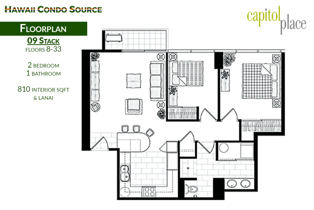 Capitol Place – Floorplan, 09 Stack