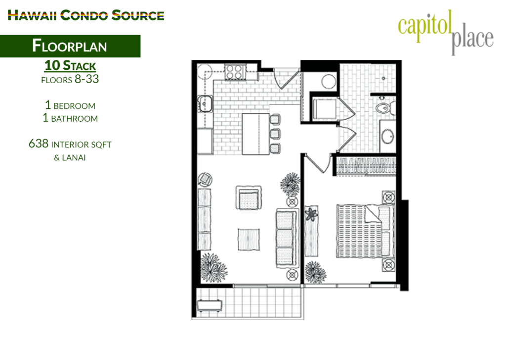 Capitol Place – Floorplan, 10 Stack