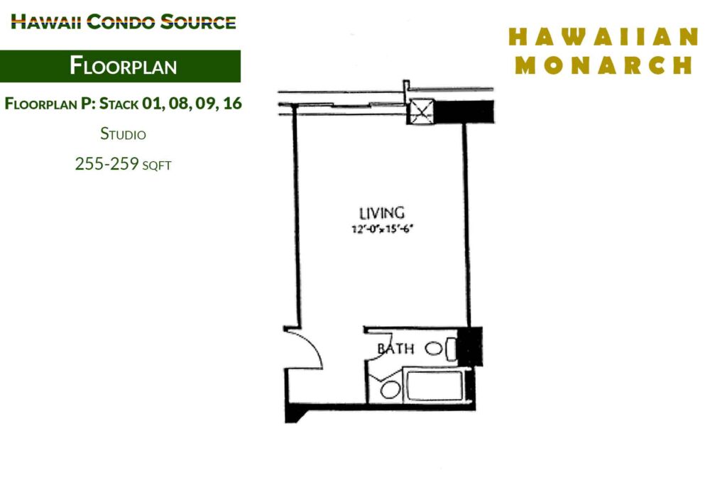 Hawaiian Monarch – Floorplan P