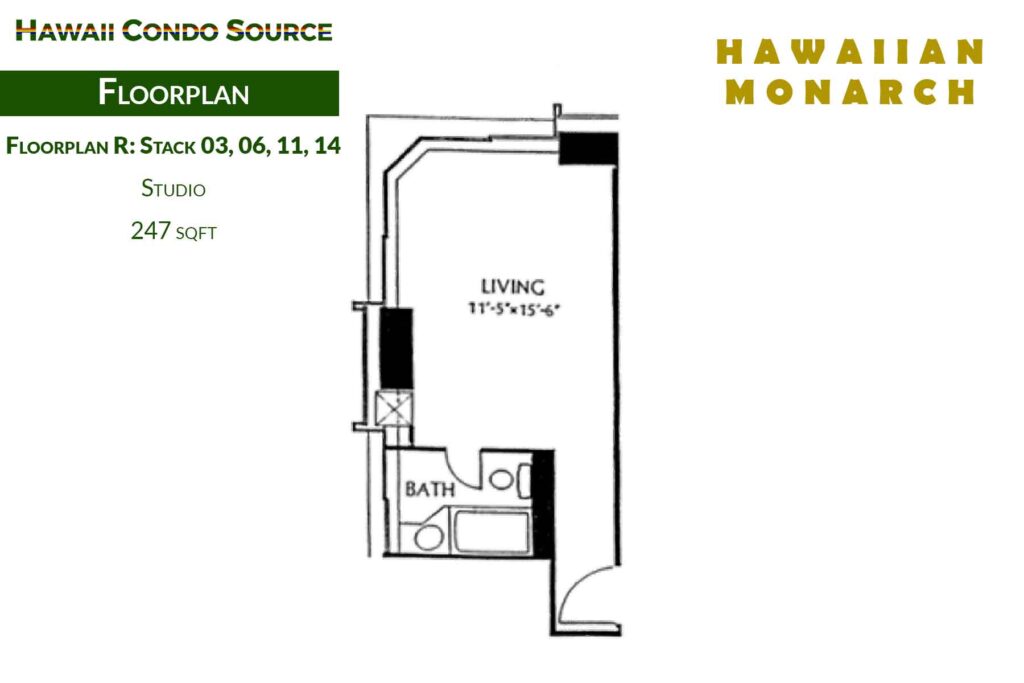 Hawaiian Monarch – Floorplan R