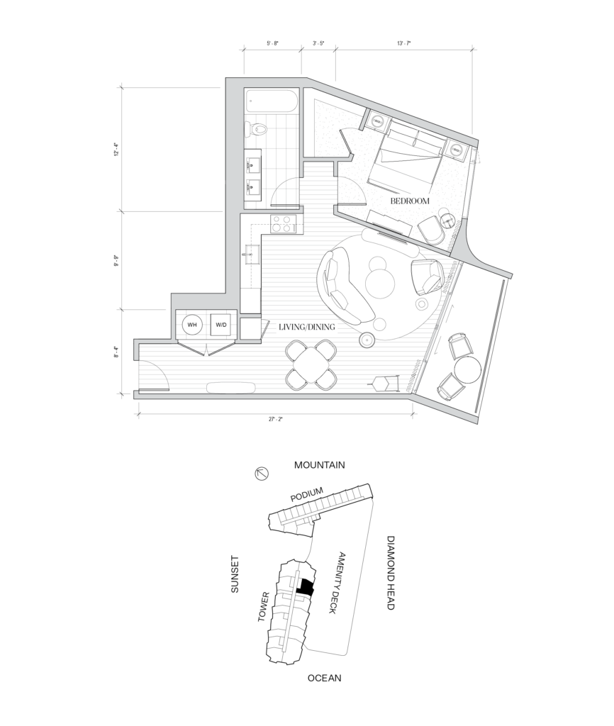Koula – Tower Flooplan, Residence 1F