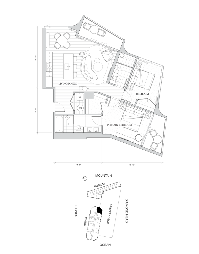 Koula – Tower Flooplan, Residence 2C