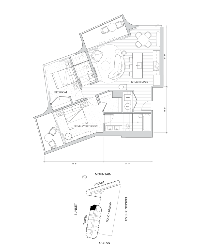 Koula – Tower Flooplan, Residence 2D
