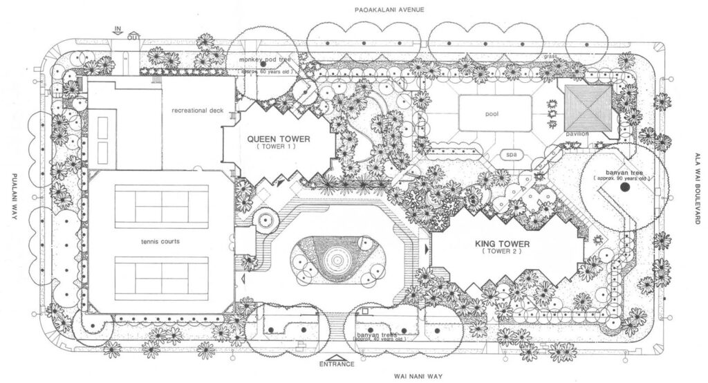 Liliuokalani Gardens – Siteplan