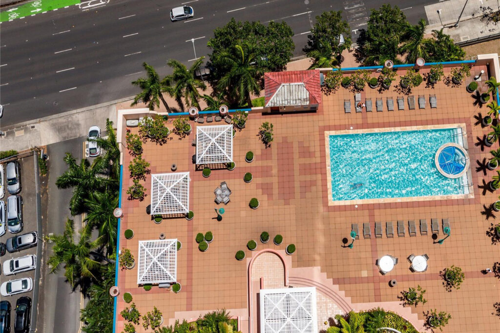 One Archer Lane – Recreation Deck - Aerial