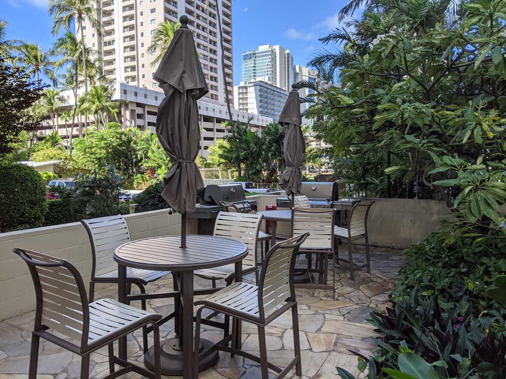 Seaside Towers – BBQ Area