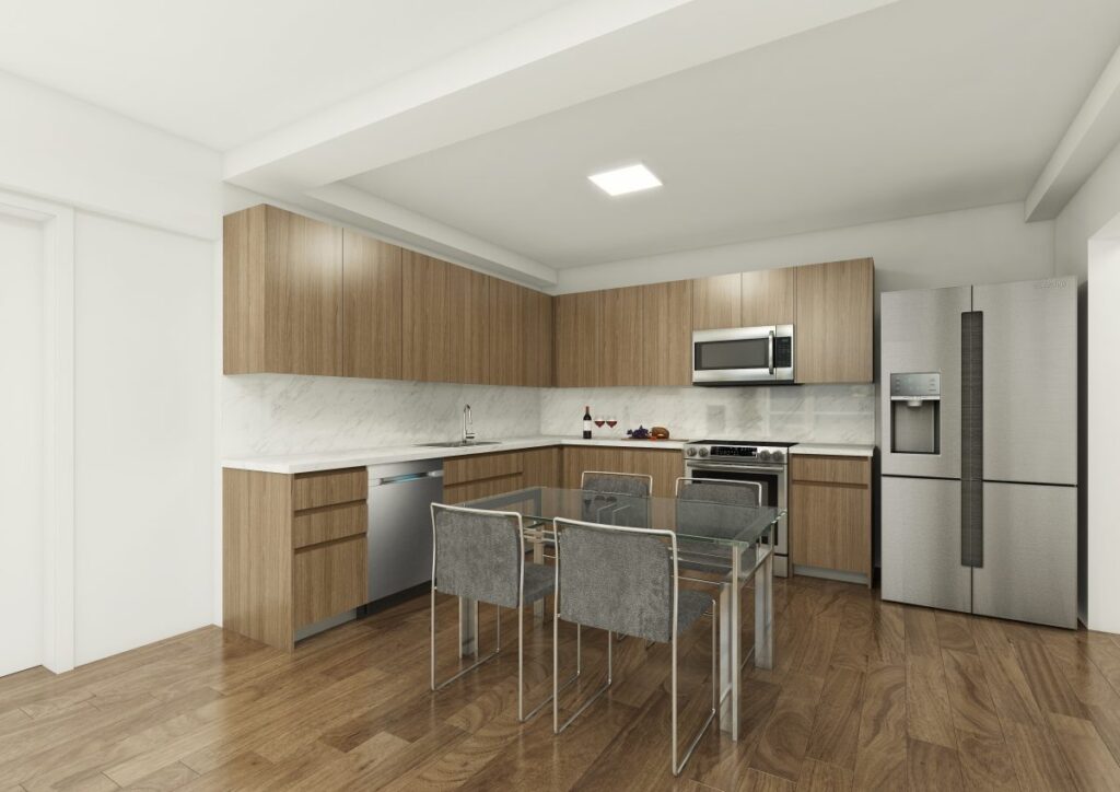 The Central Ala Moana – Residence F Kitchen