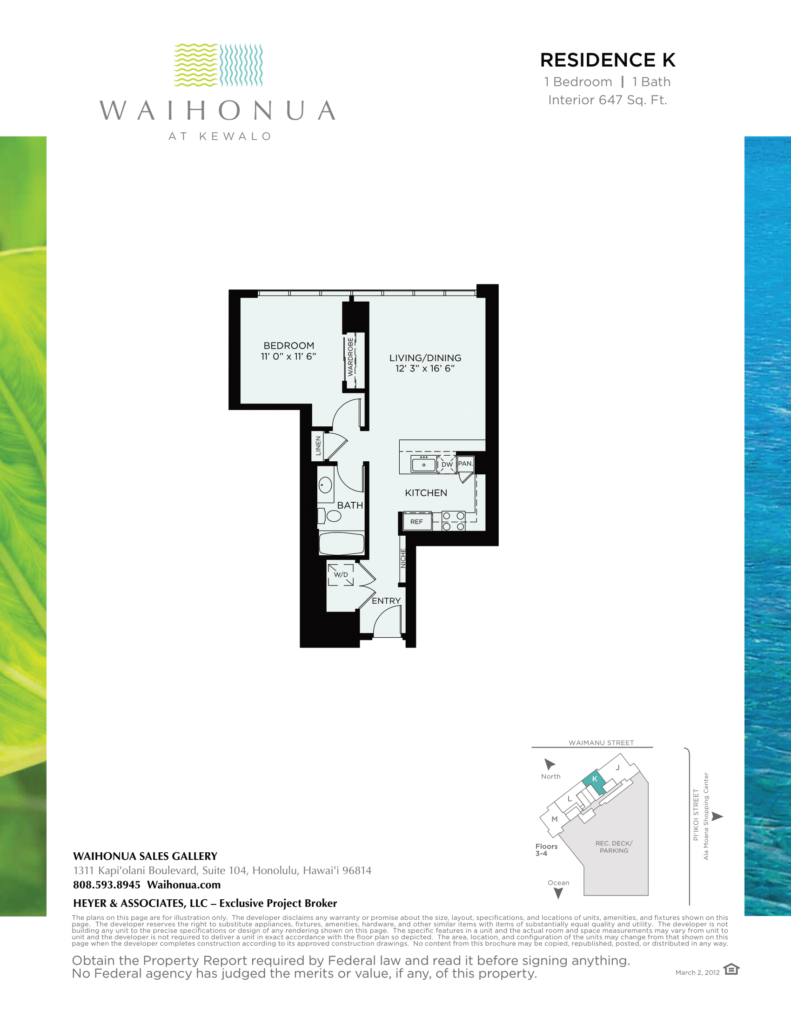 Waihonua – 1BD Residence K