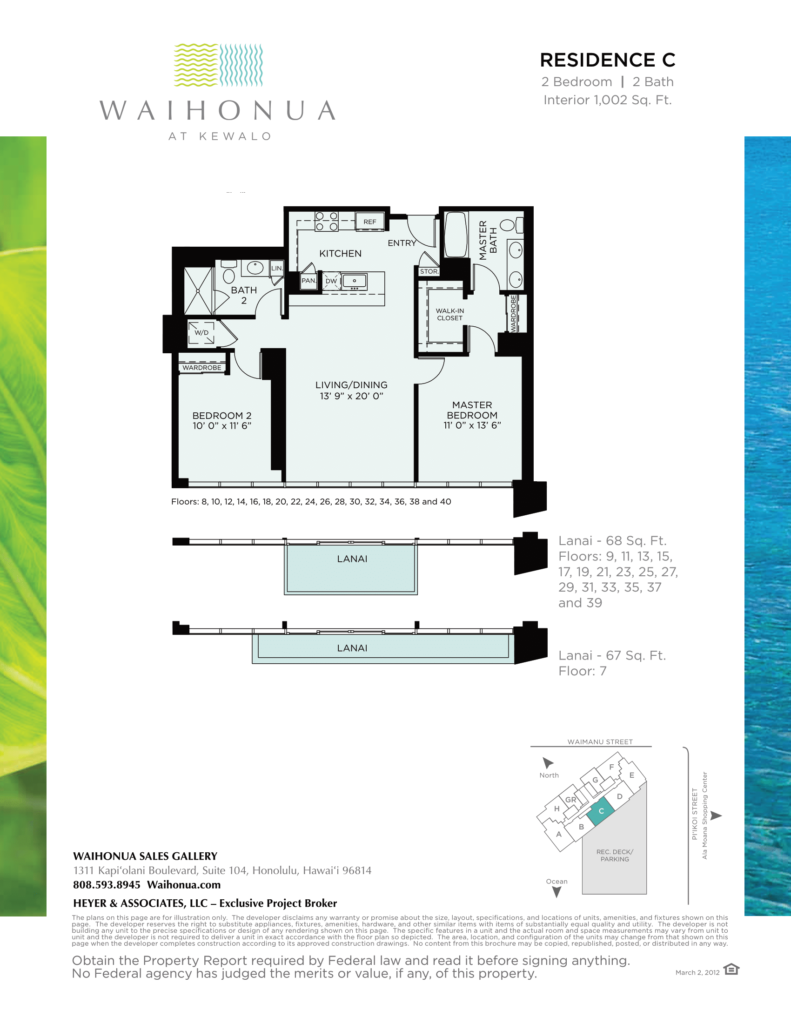 Waihonua – 2BD Residence C