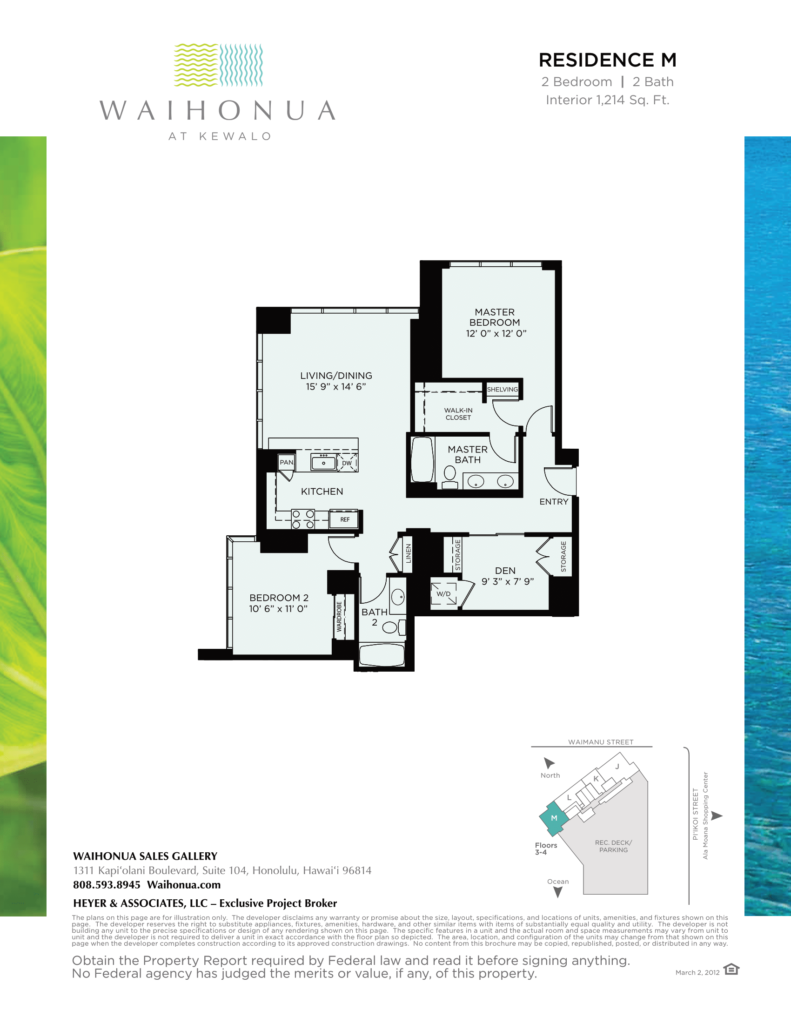 Waihonua – 2BD Residence M