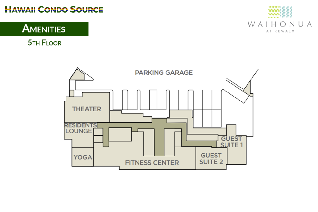 Waihonua – 5th Floor Amenities